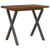 vidaXL Kvadratinis valgomojo stalas 90 x 55 x 75 cm