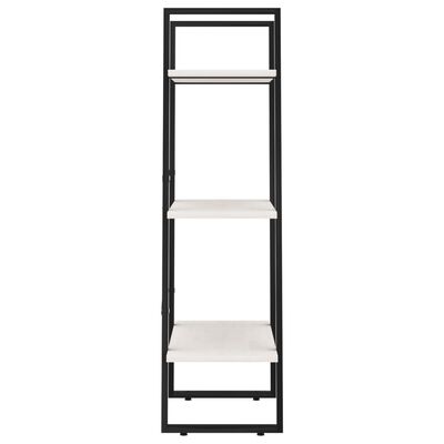 vidaXL Sandėliavimo lentyna, balta, 60x30x105cm, pušies masyvas