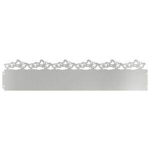vidaXL Vejos borteliai 10 pcs Sidabro 103 x 0,05 x 22 cm