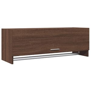 vidaXL Drabužių spinta, rudos ąžuolo spalvos, 100x32,5x35cm, mediena
