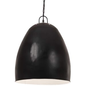 vidaXL Pakabinamas &scaron;viestuvas, juodas, 42cm, 25W, apskritas, E27