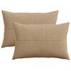 vidaXL Pagalvėlės užvalkalas 2 pcs ALMELO Ruda 30 x 50 cm mančester