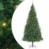 vidaXL Dirbtinė Kalėdų eglutė Žalia 300 cm PVC ir Metalas ir Plastikas