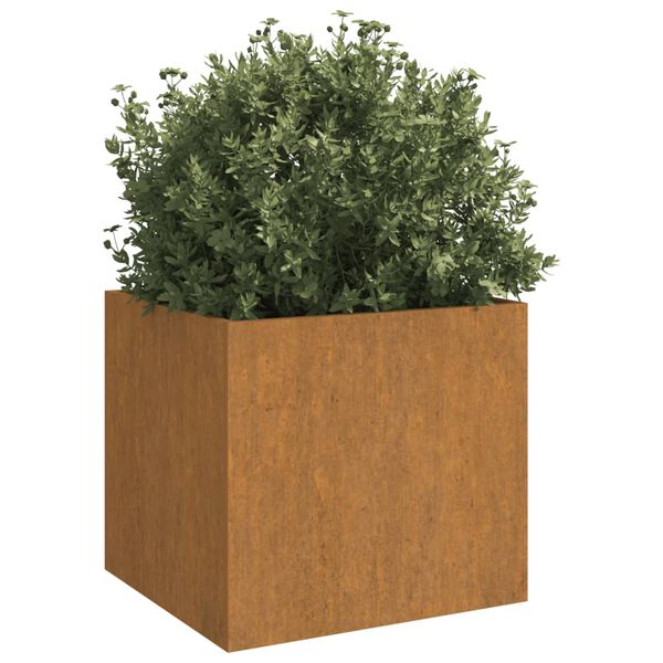 vidaXL Lovelis, 32x30x29cm, Corten plienas