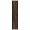 vidaXL Knygų spinta, ruda ąžuolo, 57x28,5x107,5cm, apdirbta mediena