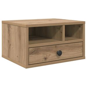 vidaXL Spausdintuvo laikiklis Amatininkų ąžuolas 40 x 32 x 24 cm