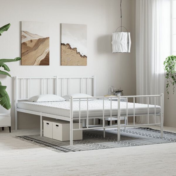 vidaXL Poroloninis čiužinys, baltas, 200x220cm, 20ILD kietumo, 7 zonų