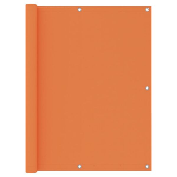 vidaXL Balkono pertvara, oranžinė, 120x600cm, oksfordo audinys