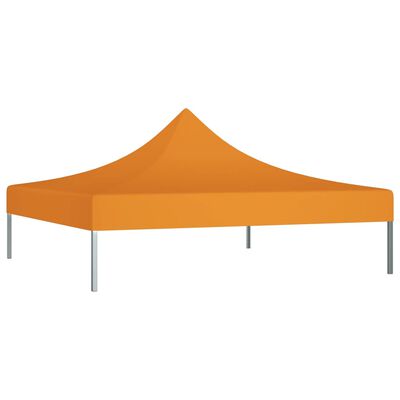 vidaXL Proginės palapinės stogas, oranžinės spalvos, 3x3m, 270 g/m²