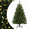 vidaXL Dirbtinė Sulankstoma Kalėdų Eglutė 150 cm 150 LED &Scaron;ilta balta