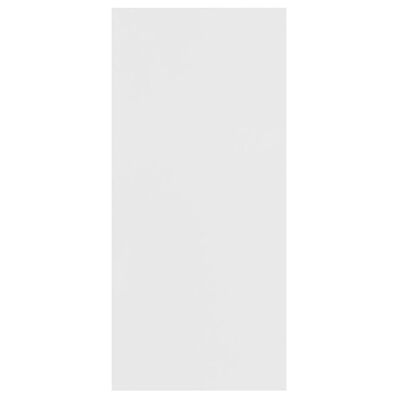 vidaXL Knygų/šoninė spintelė, baltos spalvos, 66x30x130cm, MDP
