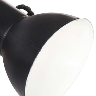 vidaXL Sieninis šviestuvas, juodos spalvos, 90x25cm, E27