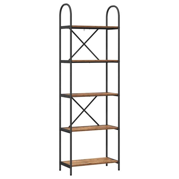 vidaXL Knygų lentyna Senas medis 60 x 30 x 183 cm Apdirbta mediena