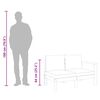 vidaXL Dvivietė sodo sofa su 1 porankiu, akacijos medienos masyvas