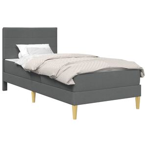 vidaXL Lovos rėmas 80 x 200 cm Tamsiai pilka