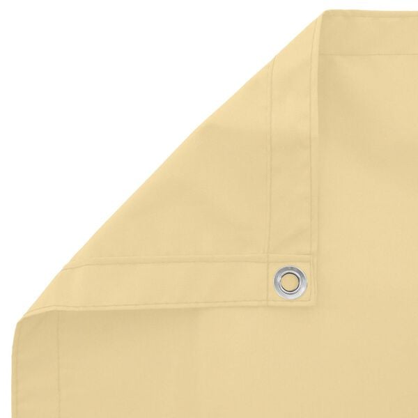 vidaXL Balkono Ekranas Smėlio 110 x 400 cm Oksfordo audinys