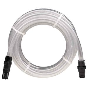 vidaXL siurbimo žarna su PVC jungtimis Skaidri 1" 10 m PVC