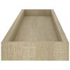 vidaXL Loggia Sieninės lentynos, 4vnt., ąžuolo spalvos, 80x15x4cm, MDF