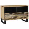 vidaXL TV vienetai 70 x 33 x 46 cm Ruda Apdirbta mediena