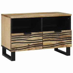 vidaXL TV vienetai 70 x 33 x 46 cm Ruda Apdirbta mediena
