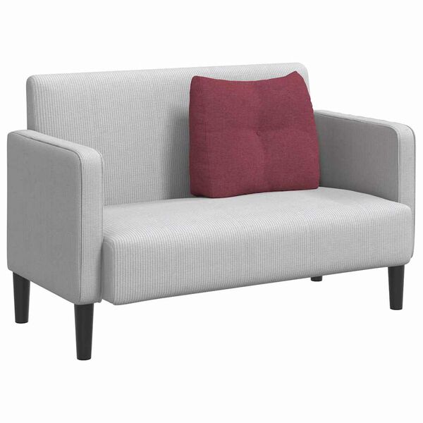 vidaXL Apsaugos Pagalvė Vyno raudona 60 x 24 x 50 cm audinys