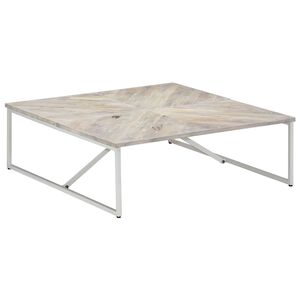 vidaXL Kavos staliukas, 110x110x36cm, mango medienos masyvas