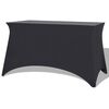 vidaXL Tamprios staltiesės, 2 vnt., 120x60,5x74 cm, antracito sp.