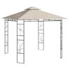 vidaXL Pavėsinė, kreminės spalvos, 3x3x2,7m, 160g/m&sup2;