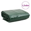 vidaXL Tentas, žalios spalvos, 1,5x6m, 650g/m&sup2;