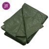 vidaXL Tentas, žalios spalvos, 4x4m, 180g/m&sup2;, HDPE