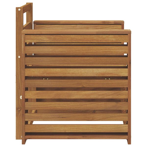 vidaXL Lauko sofos komplektas Natūrali 79 x 63 x 73 cm