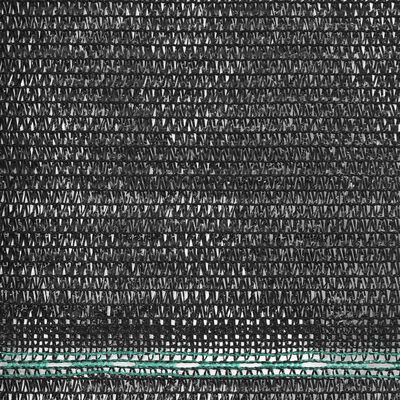 vidaXL Uždanga teniso kortams, juoda, 2x50m, HDPE