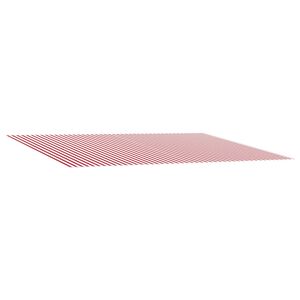 vidaXL Markizės pakaitinis audinys Raudona ir balta 500 &times; 300 cm