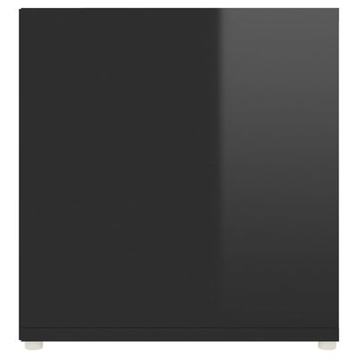 vidaXL Televizoriaus spintelė, juoda, 107x35x37cm, MDP, ypač blizgi