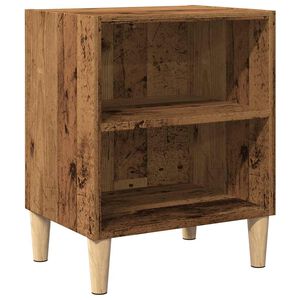 vidaXL Spintelė prie lovos Old Wood 40x30x50 cm Inžinierinė mediena