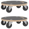 vidaXL Transportavimo vežimėliai, 2vnt., 38x11,5cm, apskriti, 250kg
