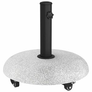 vidaXL Skėčio pagrindas 21 kg &Scaron;viesiai pilka Betono Apvali