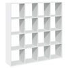 vidaXL Spintelė knygoms, baltos spalvos, 137,5x29x137,5cm, MDP