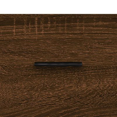 vidaXL Naktinė spintelė, ruda ąžuolo, 40x35x47,5cm, apdirbta mediena