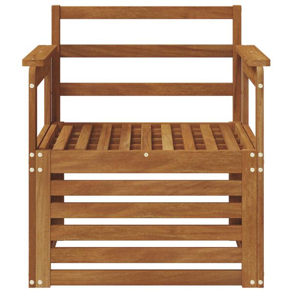 vidaXL Lauko sofos komplektas Natūrali 71 x 63 x 73 cm