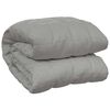 vidaXL Sunki antklodė, pilkos spalvos, 200x220cm, audinys, 13kg