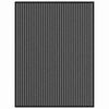 vidaXL Durų kilimėlis Juoda 80 x 120 cm Polipropilenas