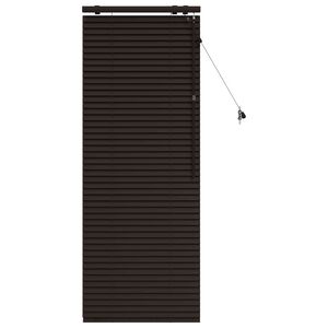 vidaXL Venecijos žaliuzės Tamsiai rudas 65 x 160 cm 35 mm