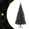 vidaXL Kalėdų eglutė Juoda 180 cm PVC