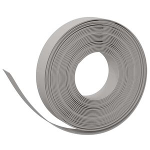 vidaXL Sodo apylinkės 25 m 10 cm PE Pilka