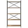 vidaXL Knygų lentyna Amatininkų ąžuolas 80 x 30 x 155 cm