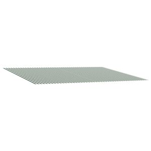 vidaXL Markizės pakaitinis audinys Žalia ir balta 450 &times; 300 cm