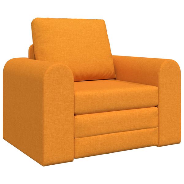 vidaXL Sofa lova Tamsiai geltona 98 x 71 x 83 cm audinys