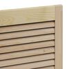vidaXL Spintelės durys su durimis 4 pcs Natūrali 110 x 2,1 x 59,5 cm