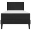 vidaXL Lovos rėmas su čiužiniu Juodas 90 x 200 cm Aksomas